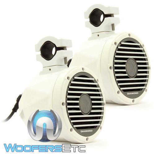Diamond audio hxm65podw white 6.5&#034; marine boat tower pod motorsports speakers
