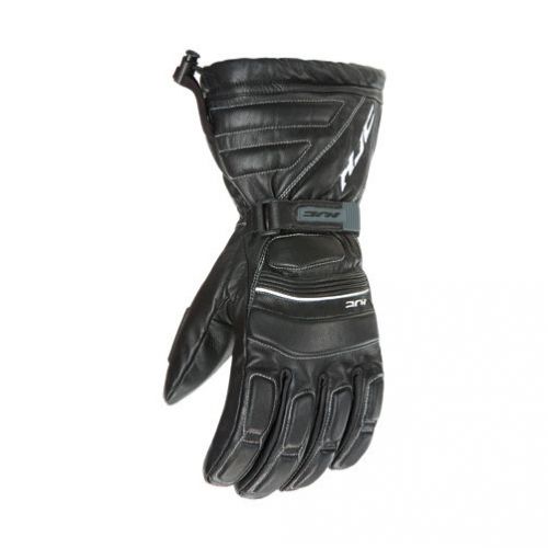 Hjc snow clothing leather glove black mens s-3xl