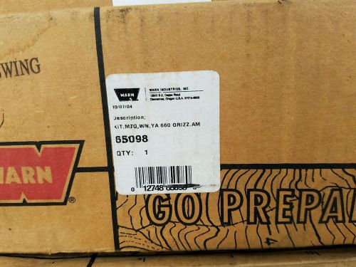 Warn - 65098 - winch mounting system