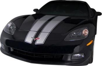 05 - 13 chevrolet corvette racer rally stripe ( vinyl graphics )