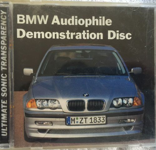 Bmw audiophile demonstration disc, vg+