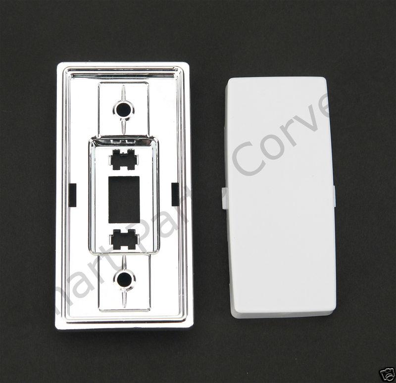 74 75 76 77 78 79 80 81 82 corvette dome light housing & lens - new!