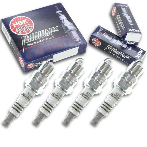 4pcs mercruiser 888 from 4169597 14mm hds. ngk iridium ix spark plugs stern go
