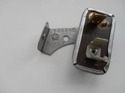 Nos mopar instrument panel voltage limiter - 1969-1973 - p/n 2906630