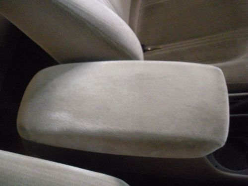 1998-2002 honda accord center console lid 2 compartment arm rest oem tan beige