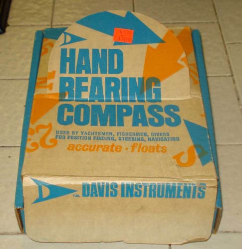 Davis instruments hand bearing compass w/ original box and packing