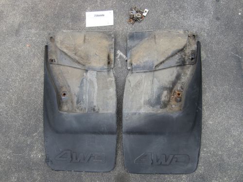 1984-1987 honda civic wagon 4wd rear factory mud flaps ultra rare oem jdm