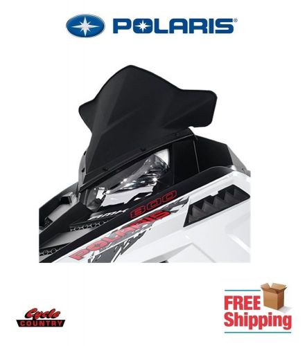 Polaris snowmobile pro-ride mid-height 14.5" windshield black rmk pro rush indy