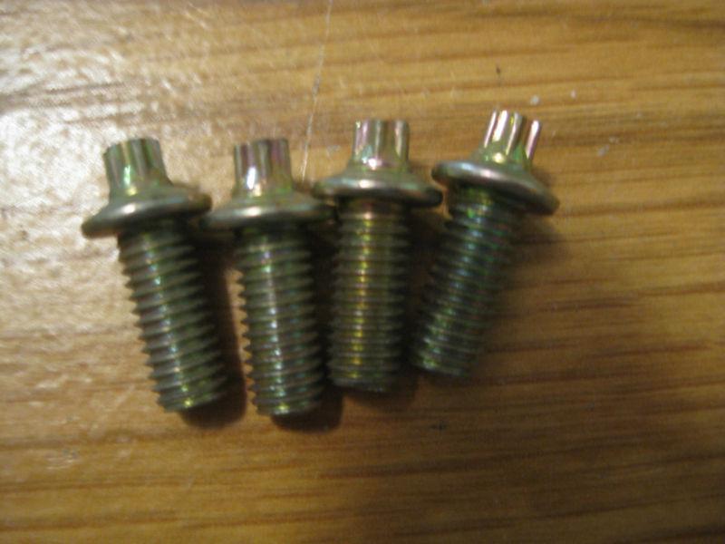 4 nos obsolete vintage yamaha motorcycle bolts ~ part # 3j3-81674-00-00