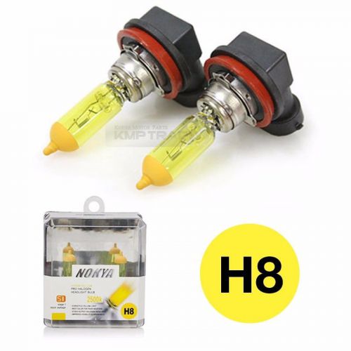 Nokya hyper yellow halogen bulb headlight lamp 2500k 12v 35w h8 for all vehicle