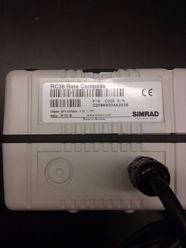 Simrad rc36 rate compass