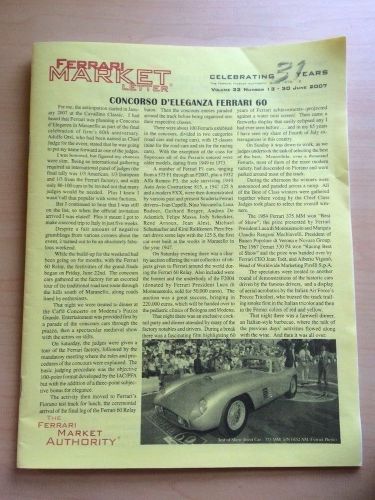 Ferrari market letter~june 2007 best of show street car 375 mm
