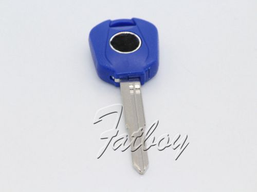 1pcs blue blank key uncut blade for honda cbr1100xx 99-03 cbr919 98-99 cbr929