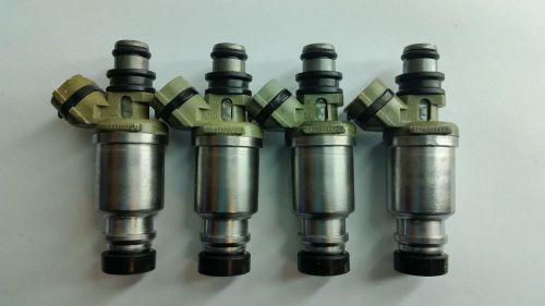 3 yr warranty genuine rebuilt denso fuel injector set toyota oem #23250-16120