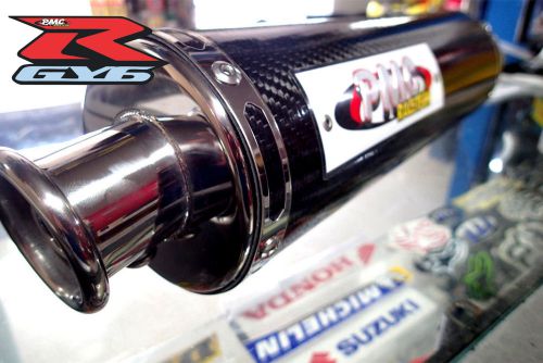 Pmc racetech competition gy6 scooter exhaust system carbon fiber - porting ready
