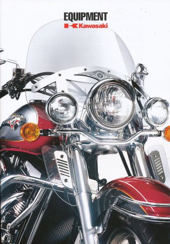Kawasaki equipment zubehör prospekt 8/00 brochure 2000 motorrad broschüre