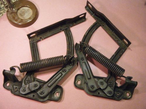 62, 64, 65 chevy ii nova hood hinges, pair left and right complete oem 1963