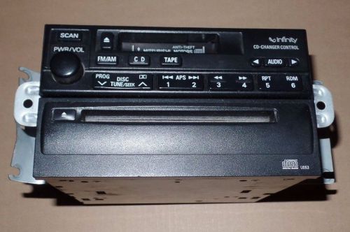 2000 - 2005 mitsubishi eclipse cd changer in dash infinity am fm radio oem