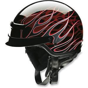 Z1r nomad helmet -- hellfire red/black -- size l