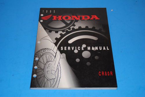 Genuine honda service manual 1995 cr80r dirt bike motorcycle