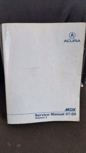 2007 - 2009 acura mdx service manual