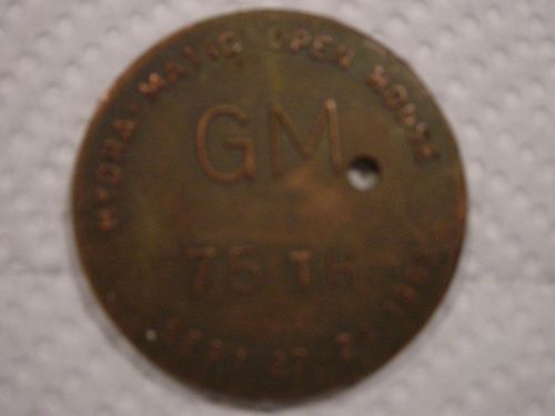 Gm hydra-matic open house comm coin sept 22-24 1983 75th anv