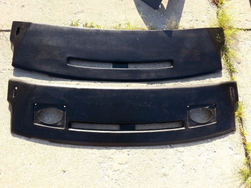 1985-1992 pontiac firebird trans am dash pad black oem dash pad cover combo