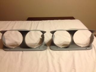 1968-71e corvette used 3957046 ls/rs die cast headlight bezel 3911143 &3911144 6