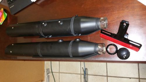 2016 harley davidson sportster  oem exhaust muffler pipes slip ons w/reflector