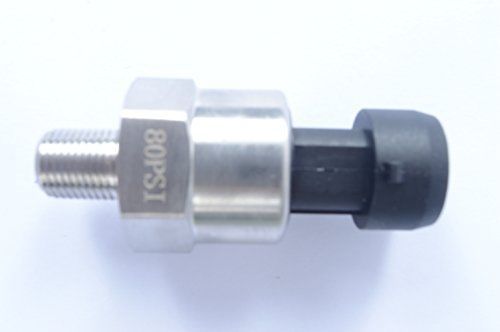 9milelake stainless steel 80 psi pressure transducer or sender for oil,air