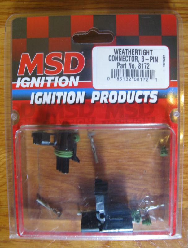 Msd ignition weathertight connection 3 - pin part # 8172