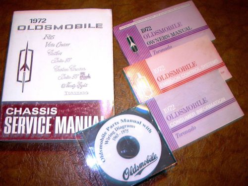 1972 72 oldsmobile olds service manuals &amp; parts cd toronado tfd super rocket 455