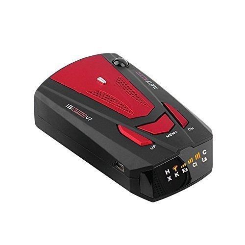 Radar detector, jvr ao26 16 band laser/radar detector voice alert car speed