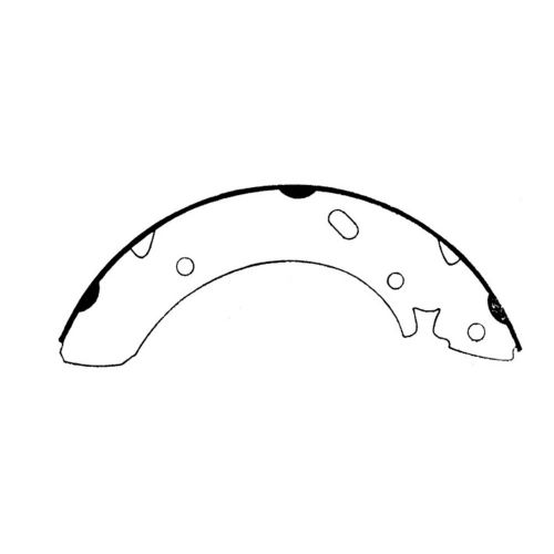 Drum brake shoe-premium brake shoes-preferred rear fits 92-96 hyundai elantra