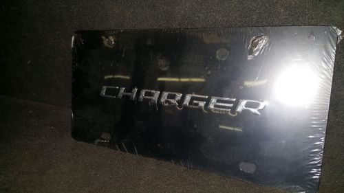 Officially licensed dodge charger license vanity plate new in plastic