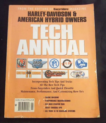 1998 tech annual by easyrider  harley-davidson &amp; american hybrid owners
