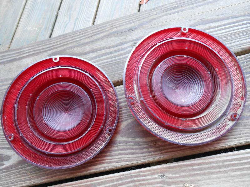 PAIR 1962 FORD TAIL LIGHT LENSES. , US $29.99, image 4
