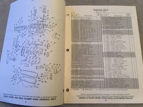 Omc boat jet drive parts catalog 140 &amp; 245 hp~990319s-990318c-990318s~marine~oem