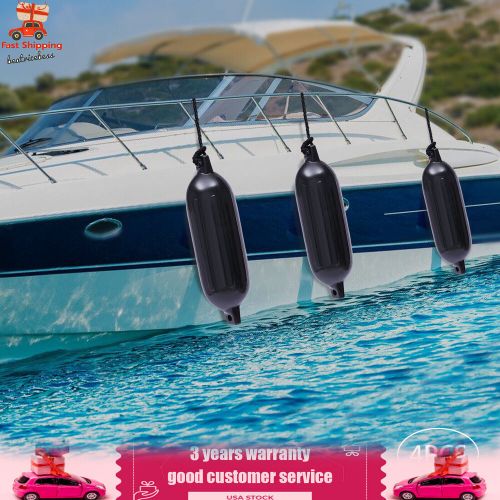 4 Pcs Boat Fenders PVC Yachts Canoes Dock Bumper Shield Protection 6.5" x 24", US $54.56, image 16