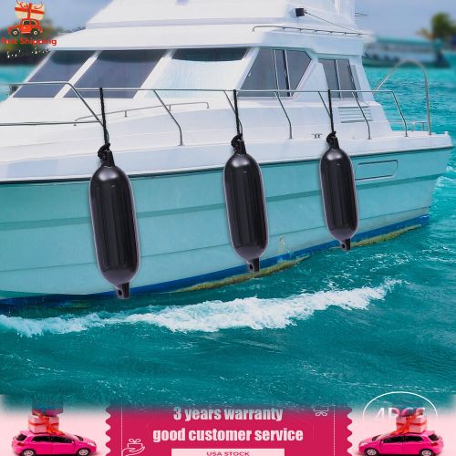 4 Pcs Boat Fenders PVC Yachts Canoes Dock Bumper Shield Protection 6.5" x 24", US $54.56, image 21