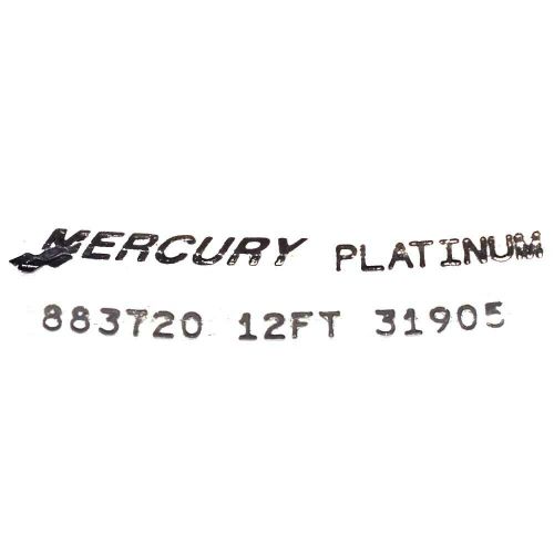 Mercury Boat Throttle Cable 883720A12 | 12 FT Gen II Platinum, US $68.79, image 2
