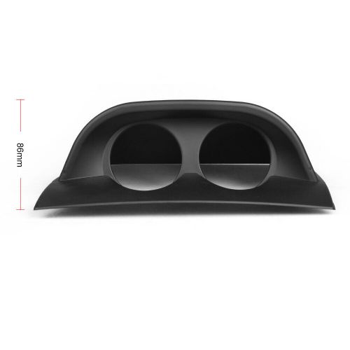 Universal Black ABS Plastic 2" 52mm Dual Hole Car Dash Gauge Pod Mount Holder, US $22.48, image 2