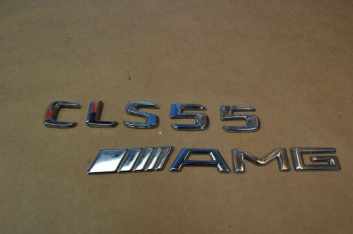 06-09 W219 MERCEDES BENZ CLS55 AMG TRUNK LID EMBLEM LOGO, US $40.00, image 3