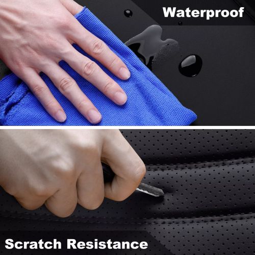 PU Leather Car Front Cover Cushion Seat Protector Half Full Surround Universal, US $13.99, image 5