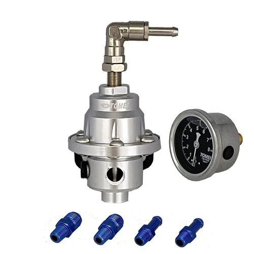 New Universal Adjustable Fuel Pressure Regulator Type with Manometer and Manual, US $33.68, image 2