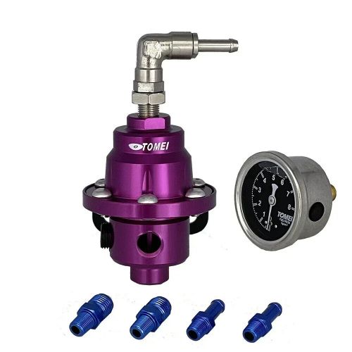 New Universal Adjustable Fuel Pressure Regulator Type with Manometer and Manual, US $33.68, image 5