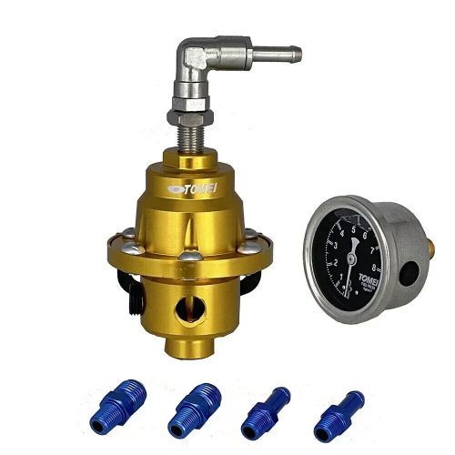 New Universal Adjustable Fuel Pressure Regulator Type with Manometer and Manual, US $33.68, image 12
