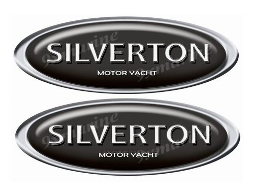 Two silverton classic oval stickers 10&#034; long