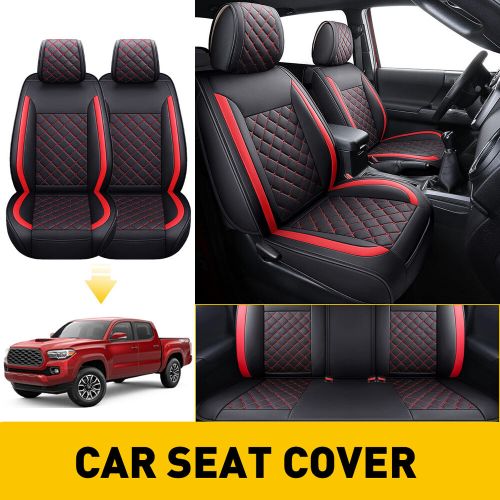 Car 5-Seat Covers For Toyota Tacoma 2007-2023 Crew 4-Door Cab Front Rear Cushion, US $100.19, image 7