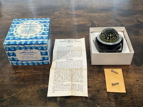 Vintage AIRGUIDE Model 74 MARINE BOAT COMPASS IN ORIGINAL BOX Collectible, US $49.99, image 9